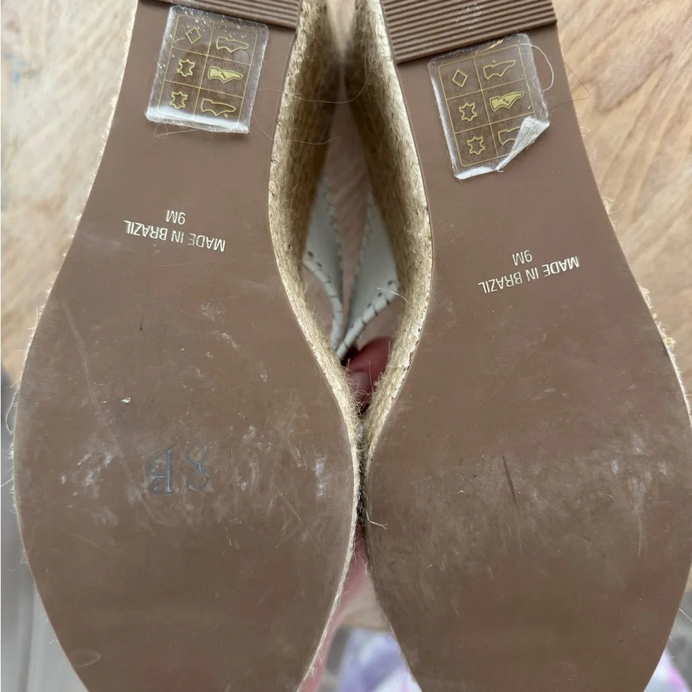 Jack Rogers White Espadrille Wedges - Picture 7 of 8